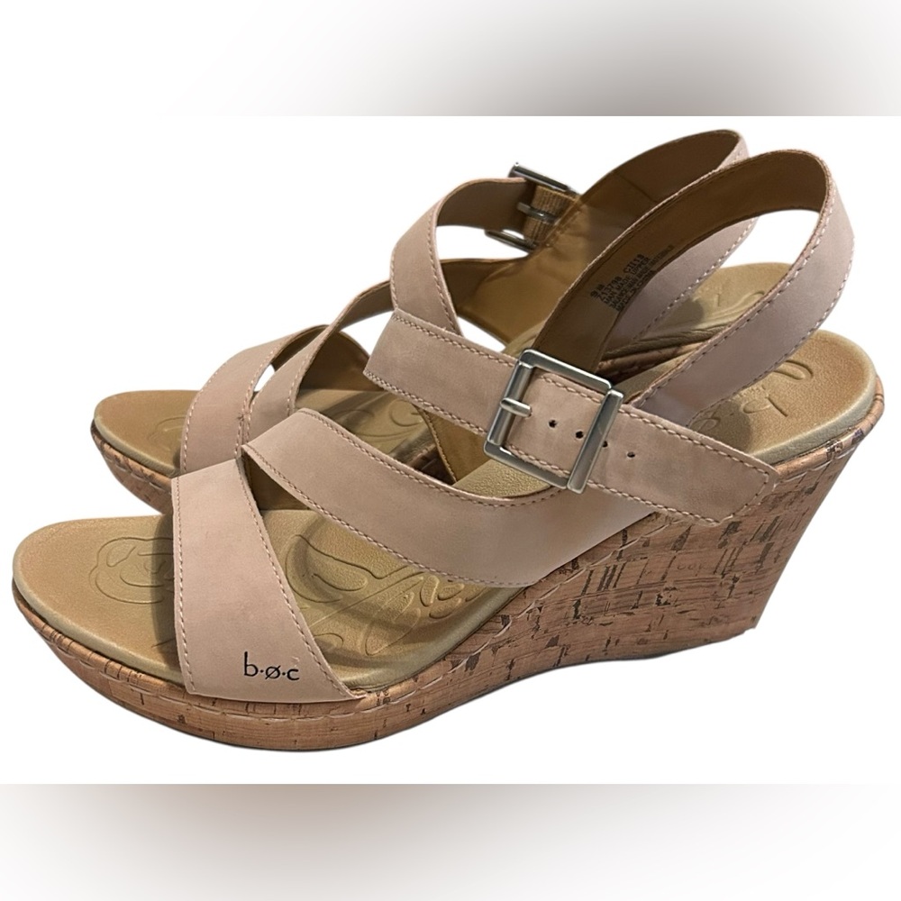 B.O.C. Schirra Wedge Sandals SZ 9M